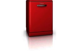 Swan SDW7040RN Retro Dishwasher - Red.